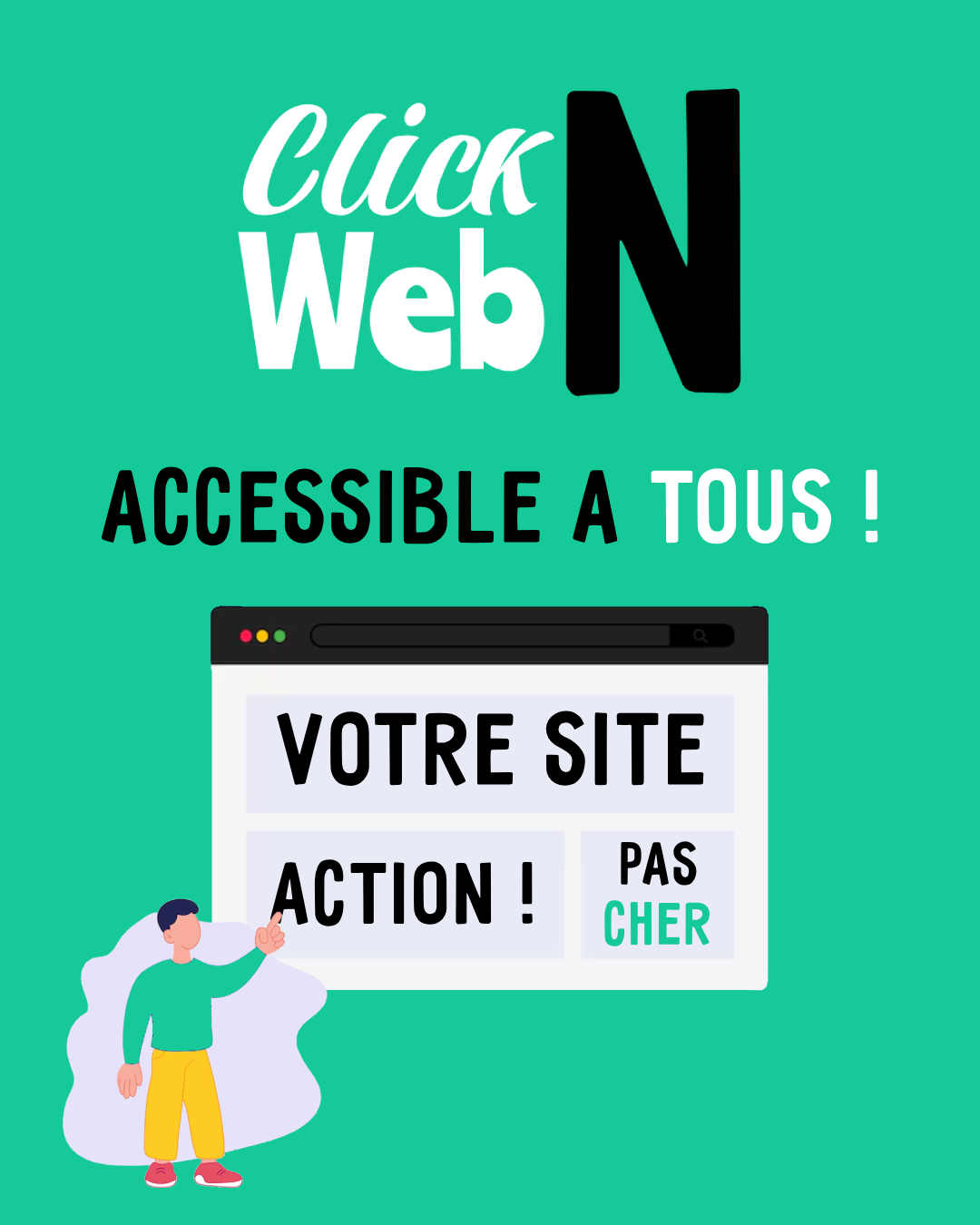 Création de site web accessible à tous – simple, rapide et adapté à tous les profils